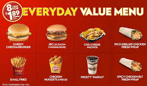 How many calories in a mini frosty? Wendy S 1 89 Value Menu Wendy S Yp Ca