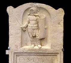 Ancient tombstone of gladiator named Quinto Sossio Albo « IMPERIUM ROMANUM