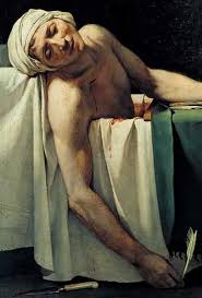 Jacques-Louis David. La morte di Marat. Analisi dell'opera. Riassunto.  Mappe concettuali
