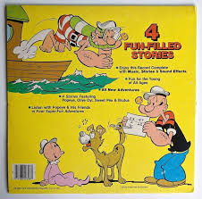 Popeye The Sailor Man 4 Fun Filled Stories Lp Vinyl Record Etsy Popeye The Sailor Man Vinyl Records Popeye