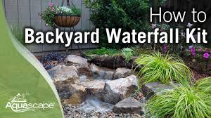 Building one is a relatively simple process done with a few tools to begin construction, plan out the design you want, then dig out any ponds, basins, or streams you need for design. How To Build A Backyard Waterfall Youtube