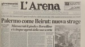 Strage di capaci, fico con le mani in tasca all'inno di mameli: Strage Di Via D Amelio 27 Anniversario Tra Accuse E Cerimonie L Arena
