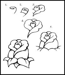 Rose Drawn Zeichnen Lernen Rosen Zeichnen Rose Malen