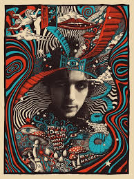 Syd Barrett Main Edition Psychedelic Poster Psychedelic Art Art