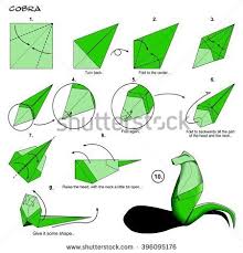 Origami Cobra Steps Origami Tutorial Origami Dragon Origami Tutorial Easy