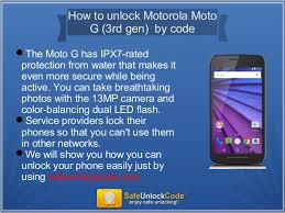 Unlock your mobile phone by imei online and for free. How To Unlock Motorola Moto G 3rd Gen By Code
