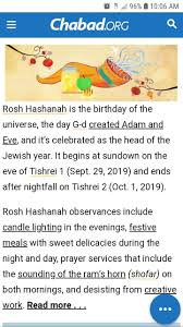 Jewish New Year Rosh Hashanah Years Jewish