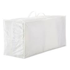Zipper top opens wide to easily insert and remove cushions or pillows. Patio Cushion Storage Bag The Container Store