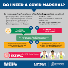 The latest covid outbreak in australia has once again resulted in state border closures, restrictions and cancelled plans. Covid Marshals Sa Gov Au Covid 19