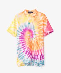Polo ralph lauren signature madras pattern adds a seasonal touch to a heritage icon, the lending a luxurious hand, our signature slim fit stretch polo shirt is presented with the satin wrap polo ralph lauren: Kaufe Polo Ralph Lauren Tye Dye Short Sleeve Shirt 710759092001