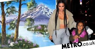 Kimberly noel kardashian west (born october 21, 1980) is an american media personality, socialite, model, businesswoman, producer, and actress. Kim Kardashian Fans Stunned By North West S Incredible Painting Metro News