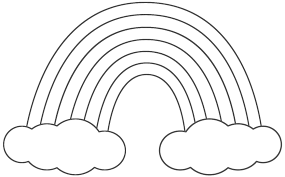 Color in these cute rainbow coloring pages. Pin On Coloring Pages