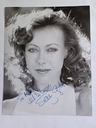A lovely black and white signed photo of Jenny