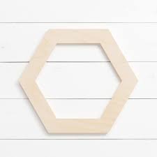 You decorate, paint, stain, or decoupage these cutouts and add them to furniture, doors, walls, or any other project you may have in mind. Hexagon Frame Craft Shape Craftcuts Com
