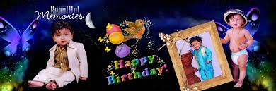 Born baby background psd free download for photoshop 100% customizable. Baby Birthday Photo Album Design 12x36 Psd Templates Luckystudio4u