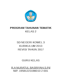 Maybe you would like to learn more about one of these? Silabus Prota Dan Prosem Kelas 2 Sd Semester 2 Kurikulum 2013 Revisi 2017 Dunia Pendidikan Cover Prota