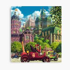 Check spelling or type a new query. Howls Moving Castle Canvas Prints Redbubble