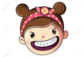 Cartoon Cute Girl Face Laughing Vector Illustration Royalty Free Cliparts Vectors And Stock Illustration Image 107460422