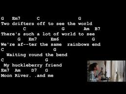 Moon River Aubrey Hepburn Lyrics And Chords Ukulele Tutorial