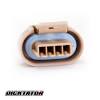 Pin 4 green live feed (battery +) pin 5 brown not connected. 1