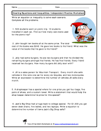 In most cases the comparison in questions is between two formulas that can take. Creating Equations And Inequalities Independent Practice Worksheet Fill Online Printable Fillable Blank Pdffiller