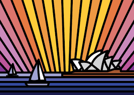 Sydney Opera House Harbour Sunset Australia Outback Printable Etsy Pop Art Print Printable Print Poster Prints