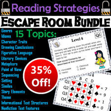 You can choose music as the category and filter on grade level within the site. Reading Escape Room Worksheets Teaching Resources Tpt