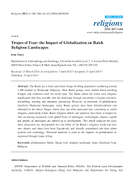 Maybe you would like to learn more about one of these? Pdf Tropes Of Fear The Impact Of Globalization On Batek Religious Landscapes Ivan Tacey Academia Edu
