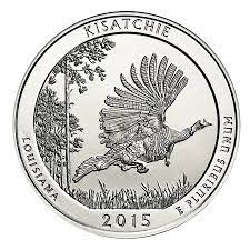 2015 5 Oz America The Beautiful Atb Silver Kisatchie National Forest Coin America The Beautiful Quarters Coins Silver Coins
