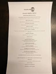 Table 26 Today S Brunch Menu Facebook