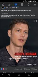 So our MR KLAUS is in the newest season of Titans