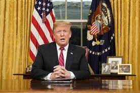 Address to the nation on domestic programs. Trump Declares A Growing Humanitarian And Security Crisis On The Border In Address To The Nation