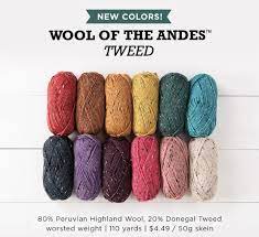 Wool of the andes tweed. New Wool Of The Andes Tweed Colours Polly Knitter
