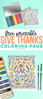 You will find at least ten different turkey images in this set of awesome holiday printables. Give Thanks Coloring Page Free Printable Printable Crush