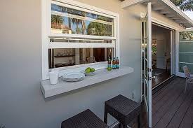 It will cut out those precarious trips in and out the door with trays full of drinks and snacks and let you buy your used plates and glasses directly from an outdoor bar straight into the sink. Pass Through Windows Are In Demand Mcadams Remodeling Design