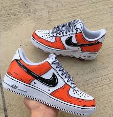 Cartoon Nike Air Force 1 Custom Shoes Made To Order Custom Etsy Custom Sneakers Diy Custom Shoes Diy Custom Shoes
