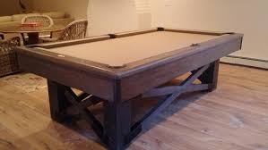 Connelly Rustic Pool Table In Rustic Oak With Charcoal Whitewash Finish Shown With Khaki Cloth The Rustic And All Ot Billiard Table Billiards Rustic Games