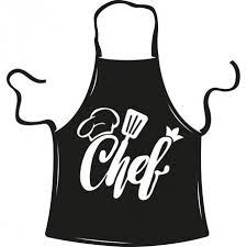 stickers tablier de cuisine chef coloriage menorah