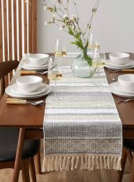 Quilted table runner, floral toile black and white table topper, perfect for coffee tables or dining room redfencequiltingllc 5 out of 5 stars (65) Polar Lands Table Runner33 X 183 Cm Danica Centerpieces Table Runners Table Accessories Simons