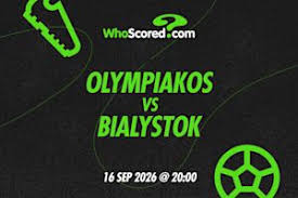 Olympiakos vs Bialystok: Lineups, Prediction, Odds & Bet Builder Tip