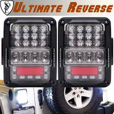 Spl Dot Approved Led Tail Light And Brake Light And Ultimate Reverse Lights Emc Build In Rear Light Back Up Lights Daytime Run Jeep Wrangler Jk Wrangler Jk Jku