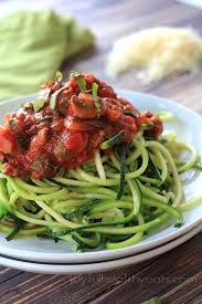 Try it with gemelli, penne rigate, or small shells. Easy Zucchini Noodles With Turkey Tomato Sauce Joyful Healthy Eats