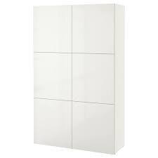 Twitter facebook whatsapp google+ linkedin pin it. Besta Combinaison Rangement Portes Blanc Selsviken Brillant Blanc 120x40x192 Cm Ikea