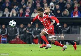 Kingsley Coman Of Bayern Munich Layvin Kursawa Of Psg During The Bayern Munich Bayern Psg