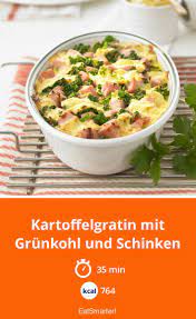Kartoffelgratin Mit Grunkohl Und Schinken Rezept Kartoffelgratin Grunkohl Gemusegerichte