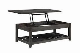 Black large rectangle wood coffee table with. Lift Top Storage Coffee Table