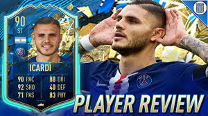 Divertida situación del delantero que lleva siete goles en la temporada. 90 Team Of The Season So Far Icardi Player Review Totssf Icardi Fifa 20 Ultimate Team Youtube