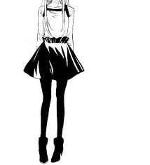 Her hair turned white, and the. Images Of Black Clothes Anime Girl