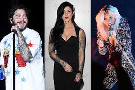 Stars like miley cyrus go for a lot of small tats, while others become an iconic feature, like dwayne the rock johnson 's bull tattoo. 15 Celebrities With Rock Metal Band Tattoos