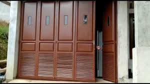 Gambar di atas adalah contoh desain rumah garasi bawah yang mengusung konsep dua pintu. Open Order Pintu Garasi Lipat Model Terbaru Youtube